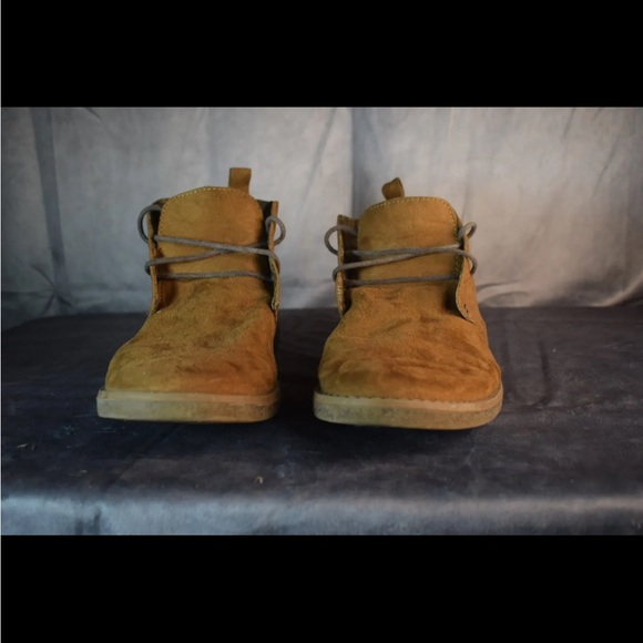 Men's size 11.5 (45) Suede lace up ankle shoe boots shoes by H & M - Picture 2 of 5